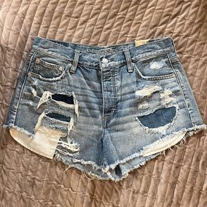 American Eagle Distressed Denim Shorts